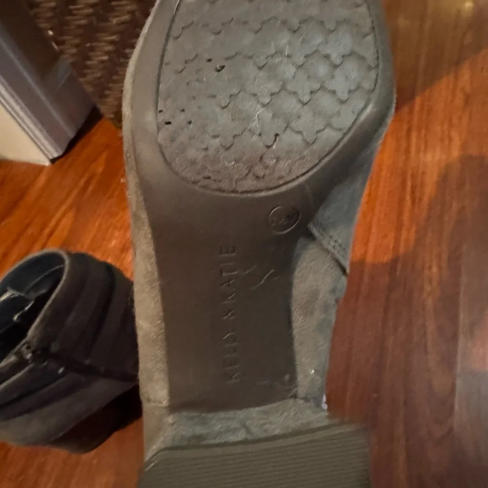 NEW- Kelly & Katie Charcoal Ankle Booties